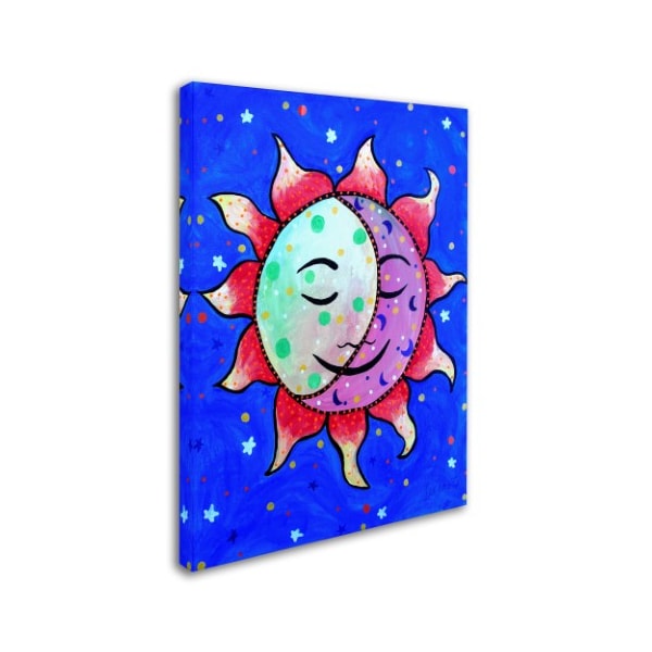 Prisarts 'Midnight Sun And Moon' Canvas Art,35x47